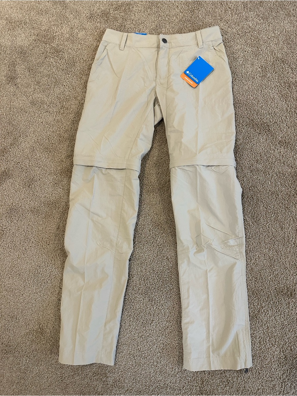 Columbia Light Khaki Omni-Shade Travel Pants